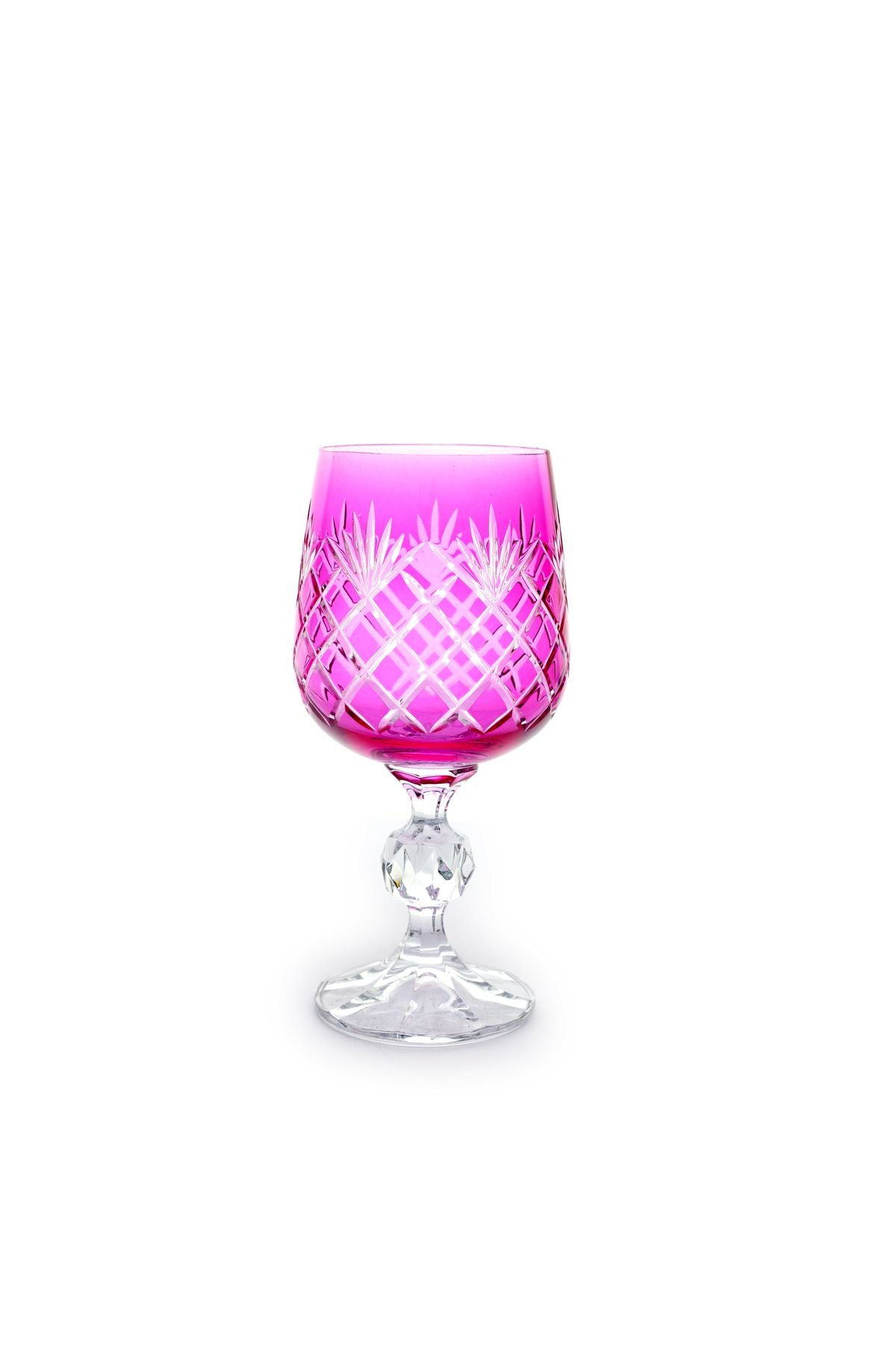 PÜSKÜL DESENLİ KRİSTAL AYAKLI LÜKS BARDAK Ürün ikincil görseli