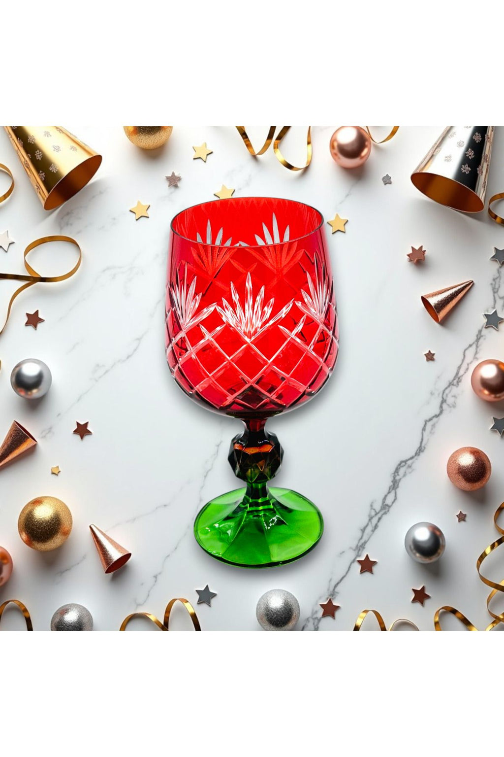 Yeni Yıl Özel Üretim Püskül Desenli Bardak