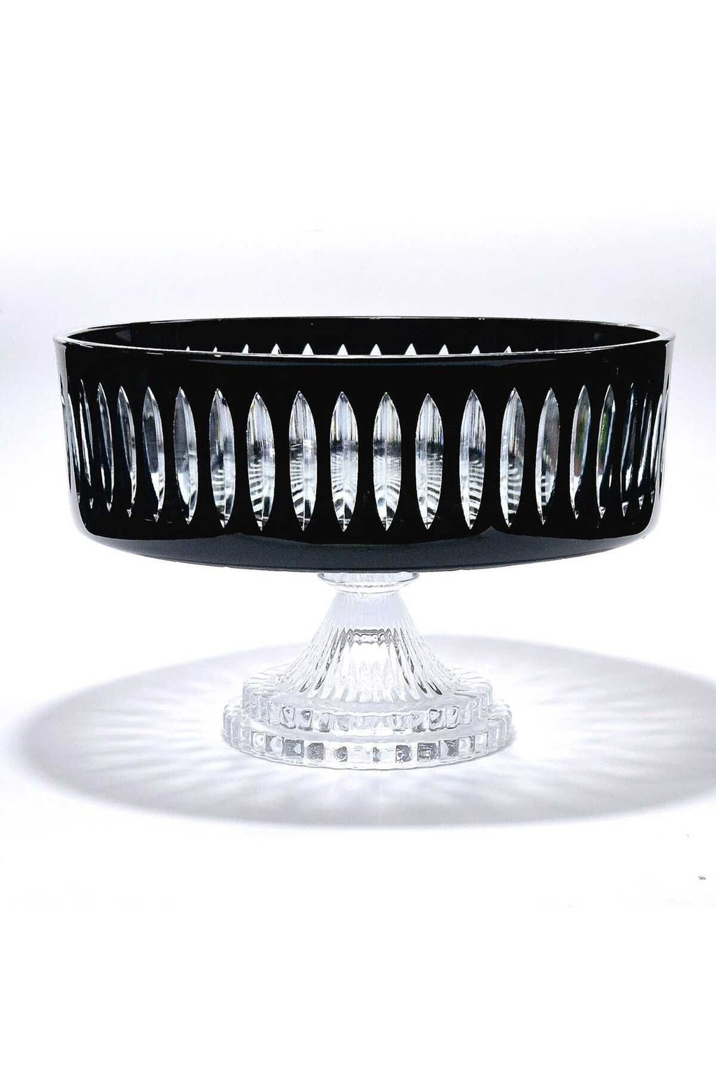 KRİSTAL KESME DEKOR SOFRA KASE SUNUMLUK MEYVELİK 25CM