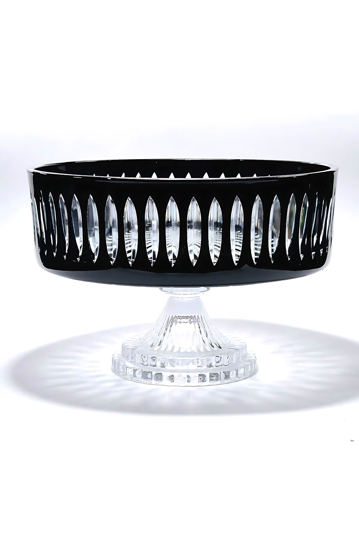 Kristal Kesme Dekor Sofra Kase Sunumluk Meyvelik 25cm