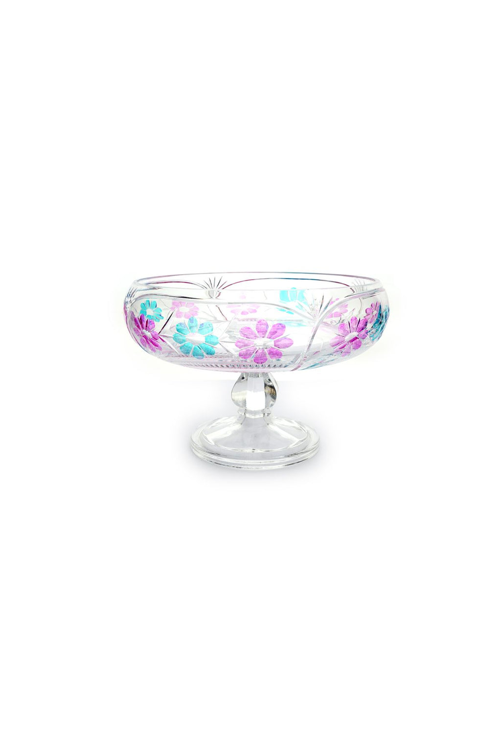 PAPATYA DESENLİ AYAKLI 28CM LÜKS MEYVELİK