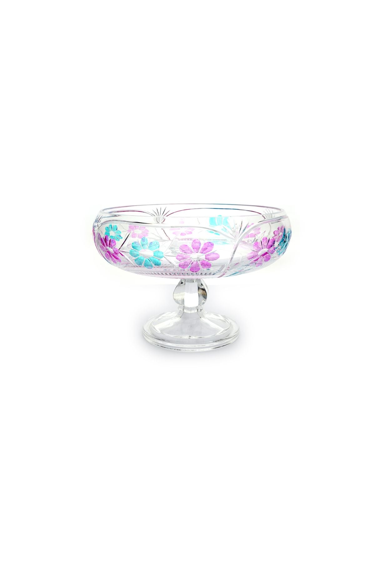 PAPATYA DESENLİ AYAKLI 28CM LÜKS MEYVELİK