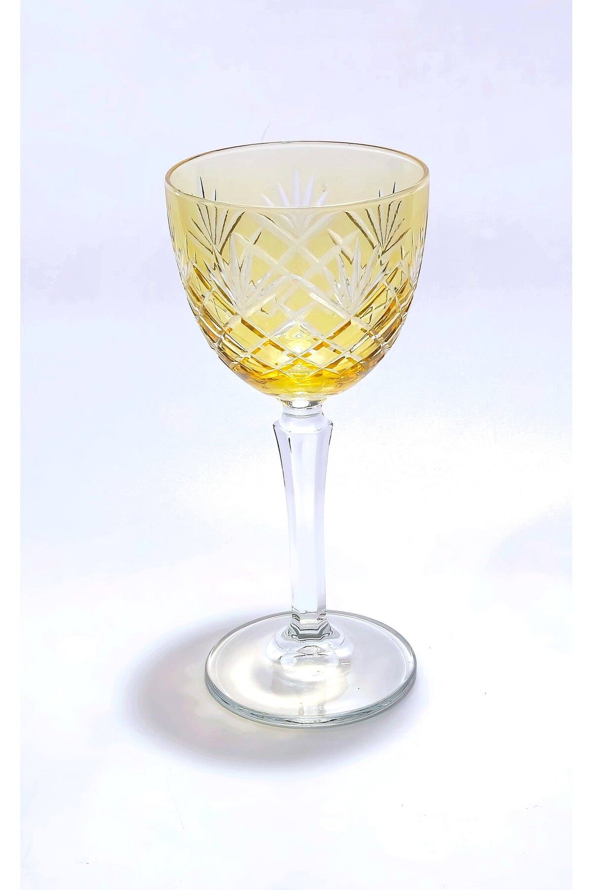 Kristal Ayaklı Püskül Desenli Lüks Kadeh