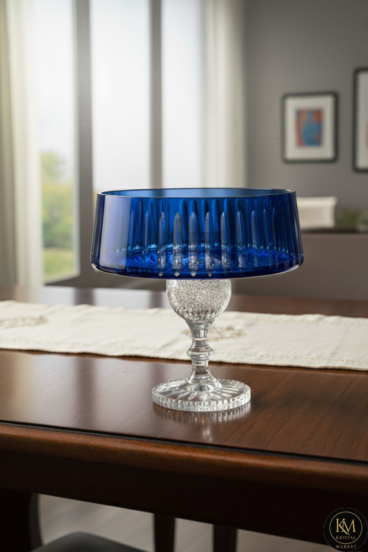 KESME KRİSTAL MERKÜR VERTİKAL KASE Ürün ana görseli