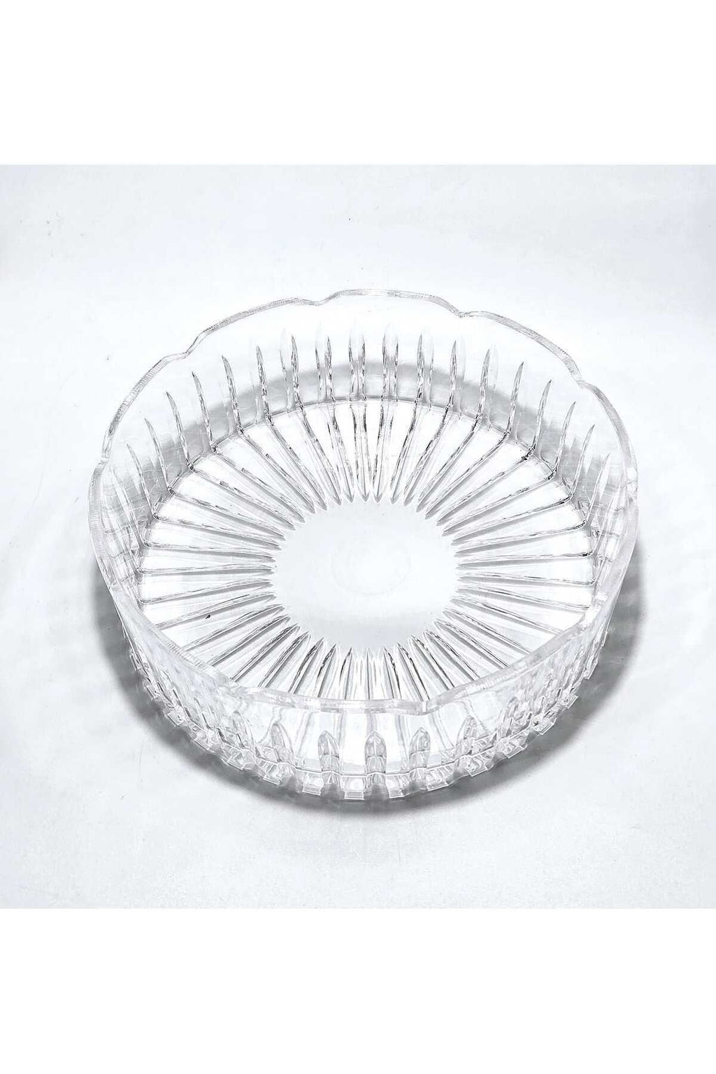 KRİSTAL DEKOR DANTEL KENAR EL İŞÇİLİĞİ CAM SOFRA SUNUM KASESİ