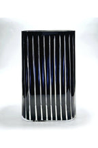 Roma vertical desen füme Lüks kesme kristal özel vazo