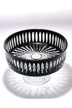 KRİSTAL KESME DEKOR SOFRA KASE SUNUMLUK MEYVELİK 25CM