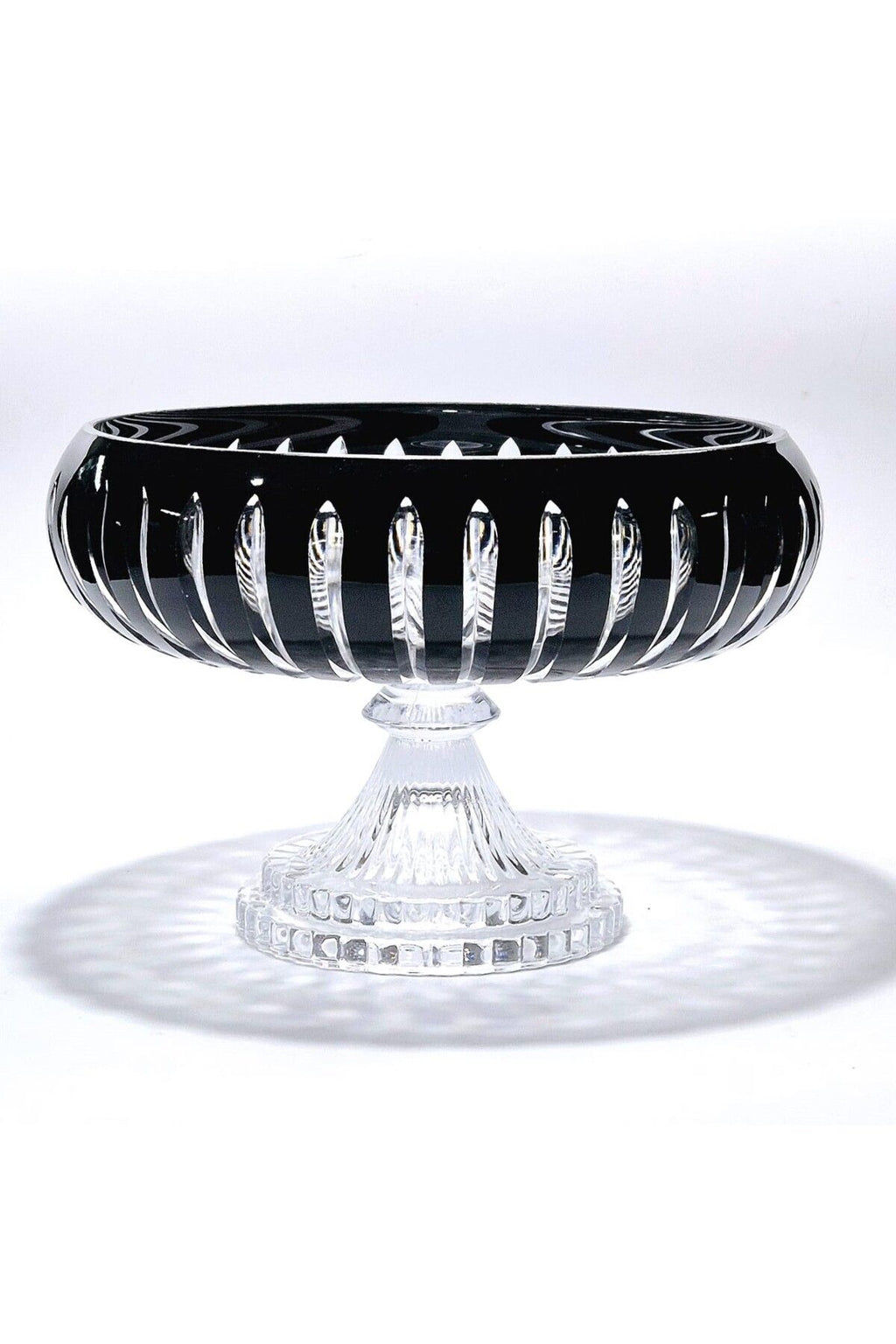 28Cm KESME KRİSTAL Vertical DEKOR EL İŞÇİLİĞİ BÜYÜK KASE /SUNUMLUK