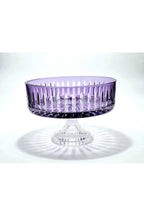 KRİSTAL KESME DEKOR SOFRA KASE SUNUMLUK MEYVELİK 25CM