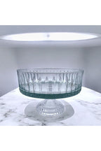 KESME KRİSTAL DEKOR 25 CM AYAKLI CAM KASE