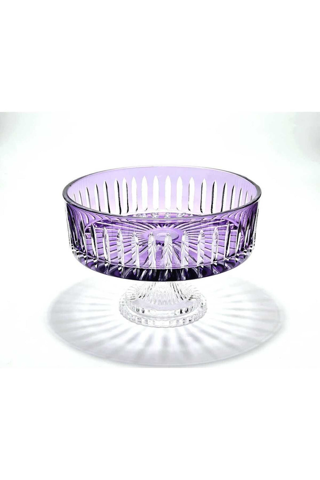 KRİSTAL KESME DEKOR SOFRA KASE SUNUMLUK MEYVELİK 25CM