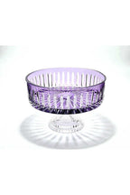 KRİSTAL KESME DEKOR SOFRA KASE SUNUMLUK MEYVELİK 25CM