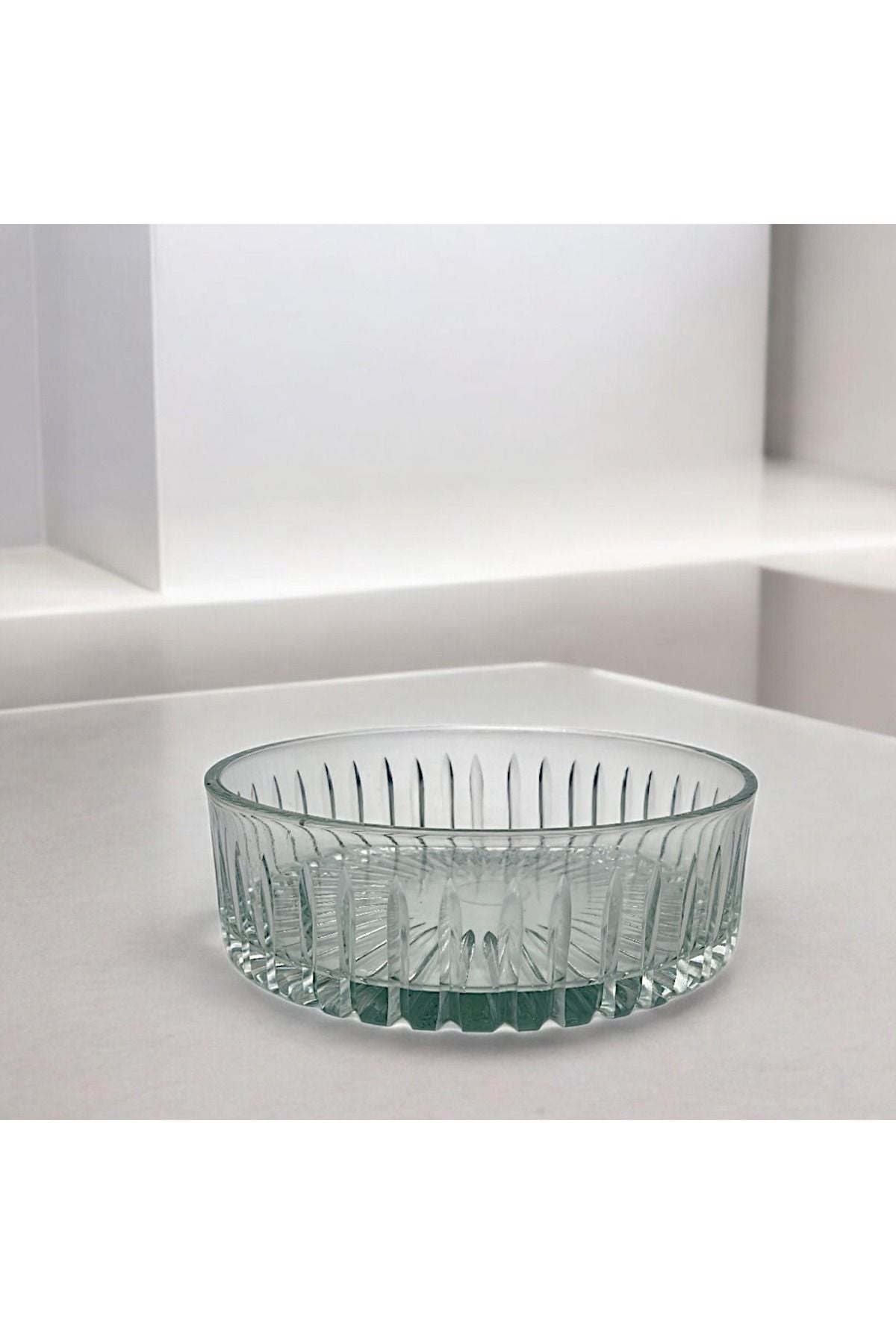KESME KRİSTAL DEKOR 25 CM CAM KASE Ürün ikincil görseli
