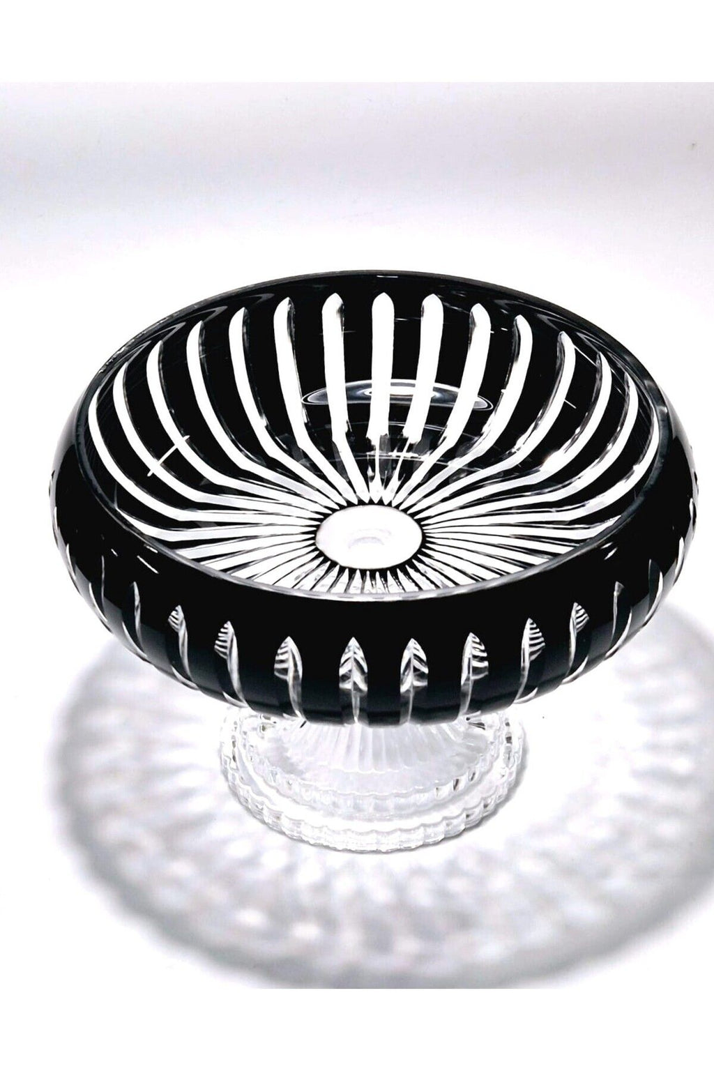 28Cm KESME KRİSTAL Vertical DEKOR EL İŞÇİLİĞİ BÜYÜK KASE /SUNUMLUK