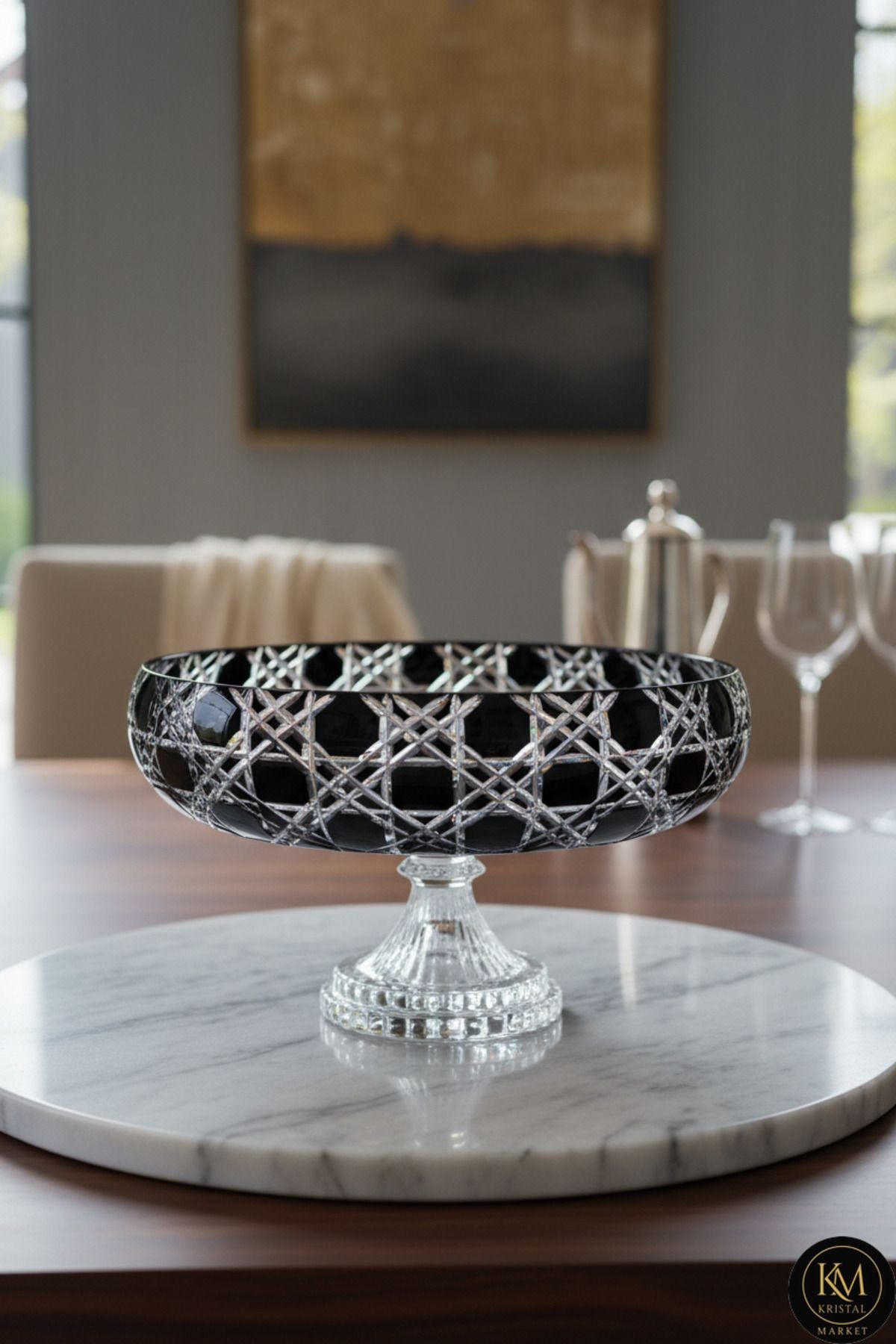 KRİSTAL DEKOR PETEK SOFRA SUNUM KASESİ Ürün ana görseli