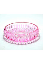 El Yapımı Kesme Kristal Vertical Desen 28 Cm Dekoratif Sunumluk Sofra Sunum Kasesi