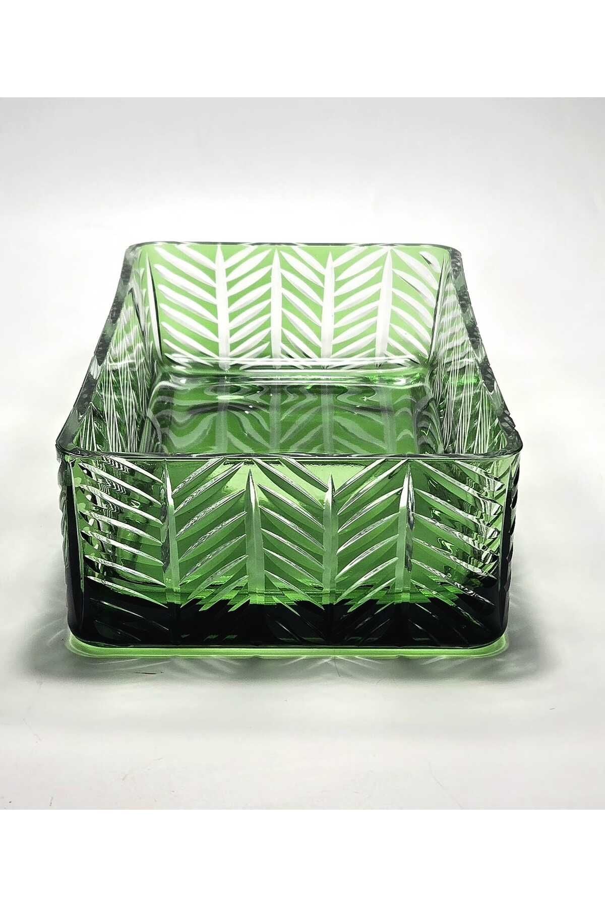 El Yapımı Kristal Paris Desenli Baton Dekoratif Sunumluk Sofra Sunum Kasesi Ürün ikincil görseli