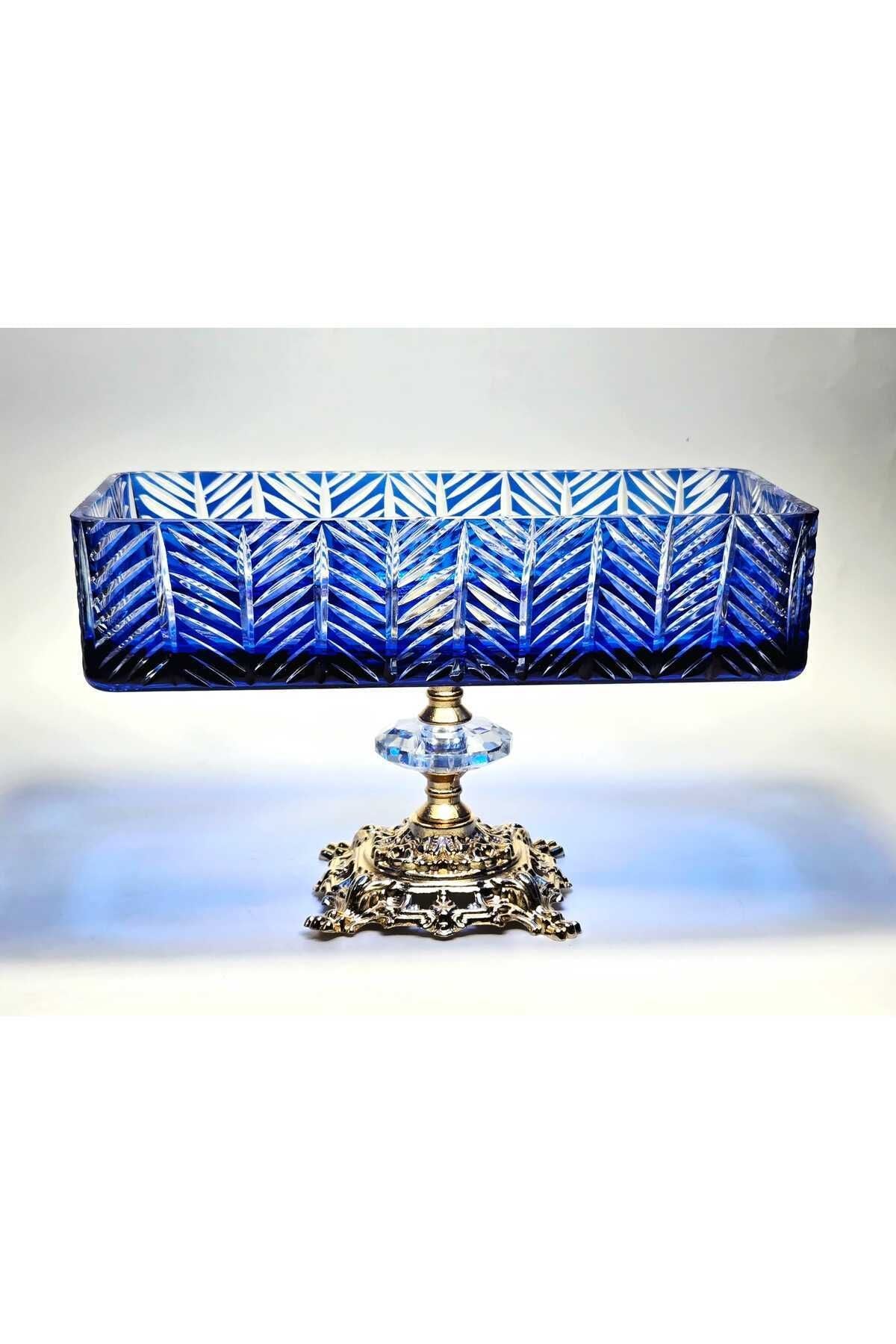 El Yapımı Kristal Paris Desenli Baton Dekoratif Sunumluk Sofra Sunum Kasesi Ürün ikincil görseli