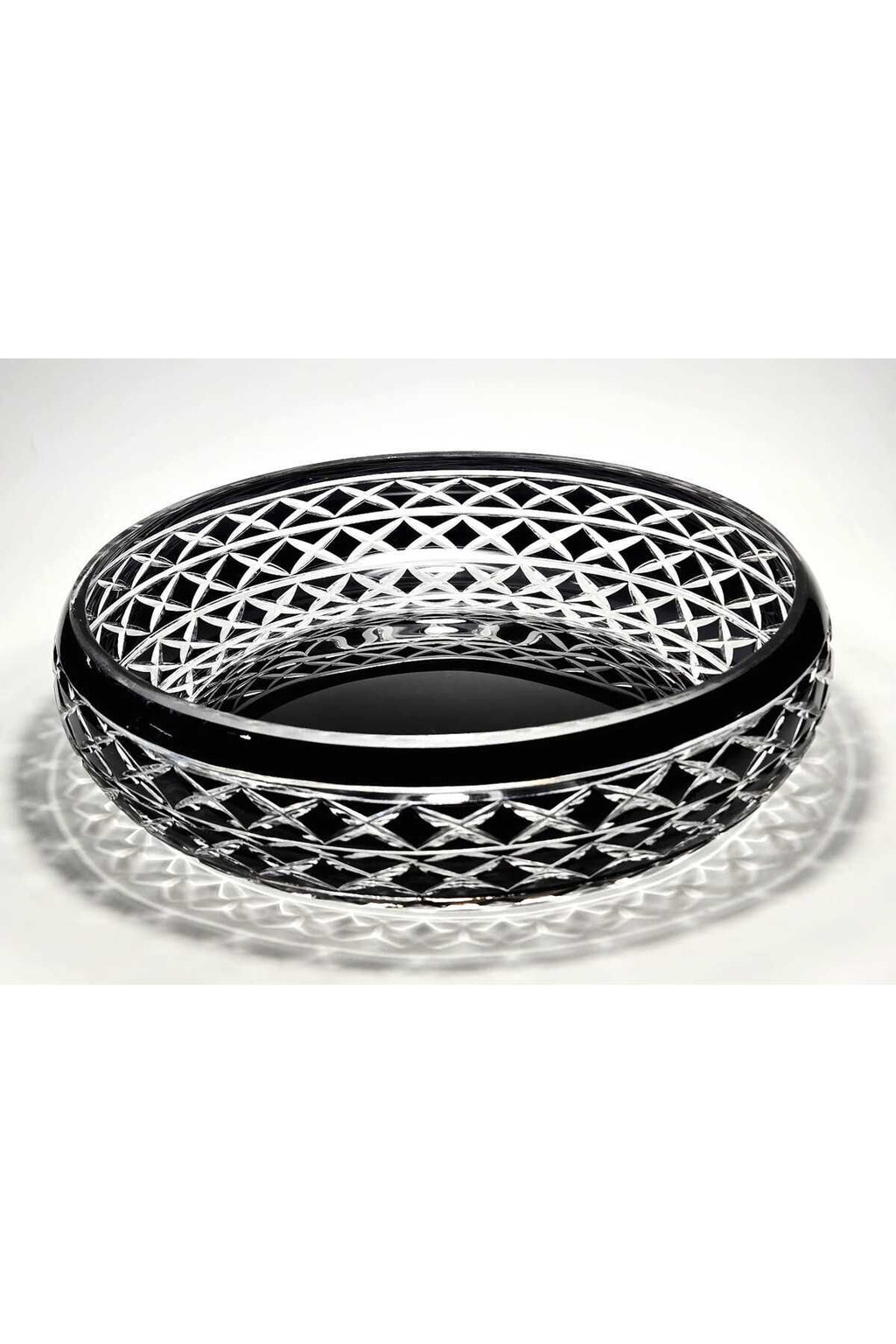 El Yapımı Kristal Bodrum Oval Desen 28 Cm Dekoratif Sunumluk Sofra Sunum Kasesi