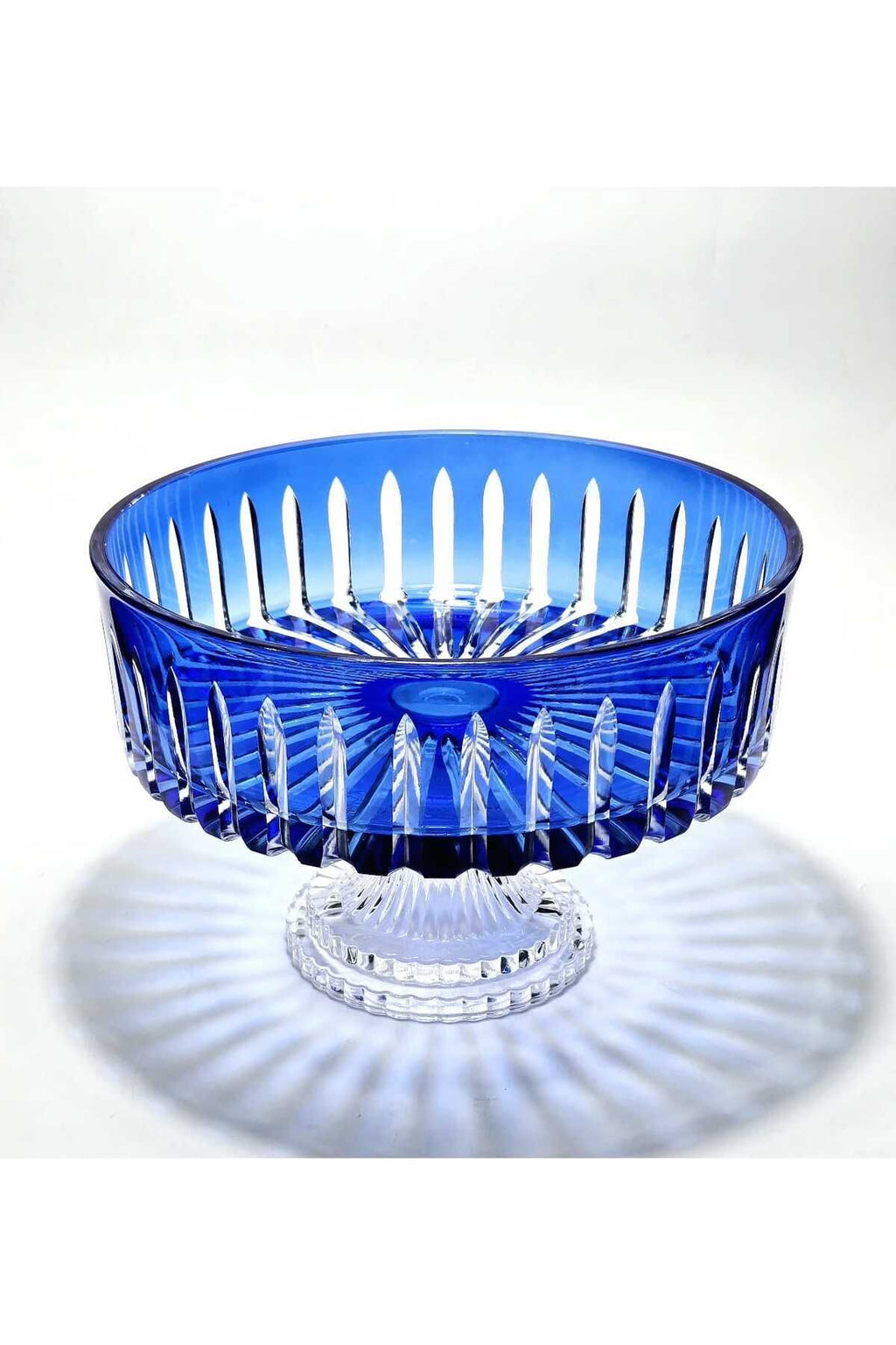 KRİSTAL KESME DEKOR SOFRA KASE SUNUMLUK MEYVELİK 25CM