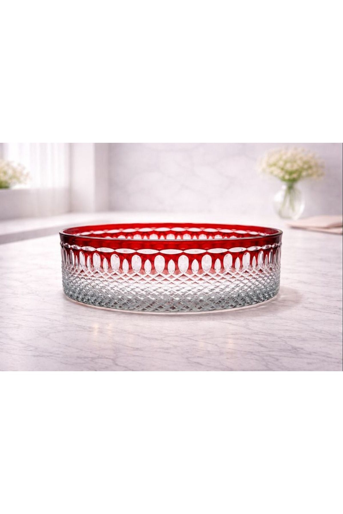 El İşçiliği Kesme kristal Royal Desen Lüks Meyvelik Sunumluk Ürün ana görseli