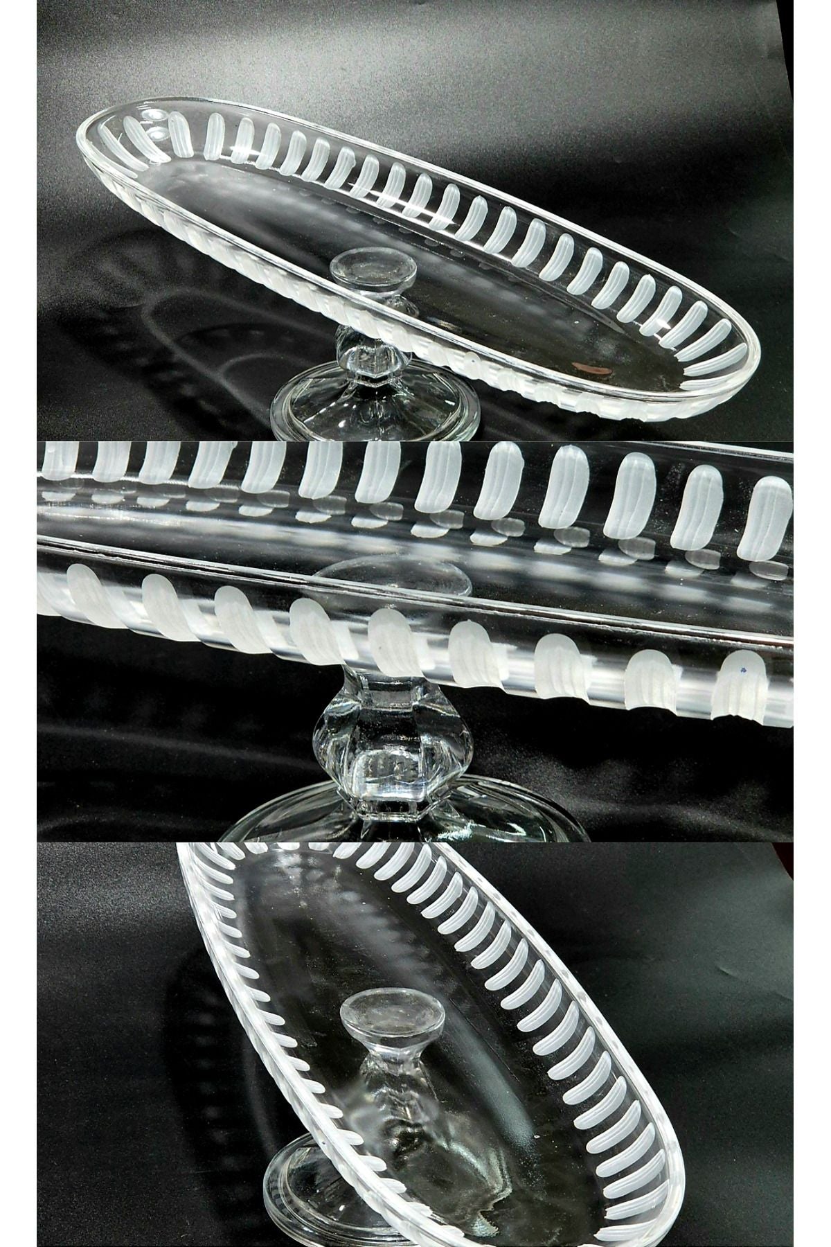 Lüks Kristal Ayaklı Kayık