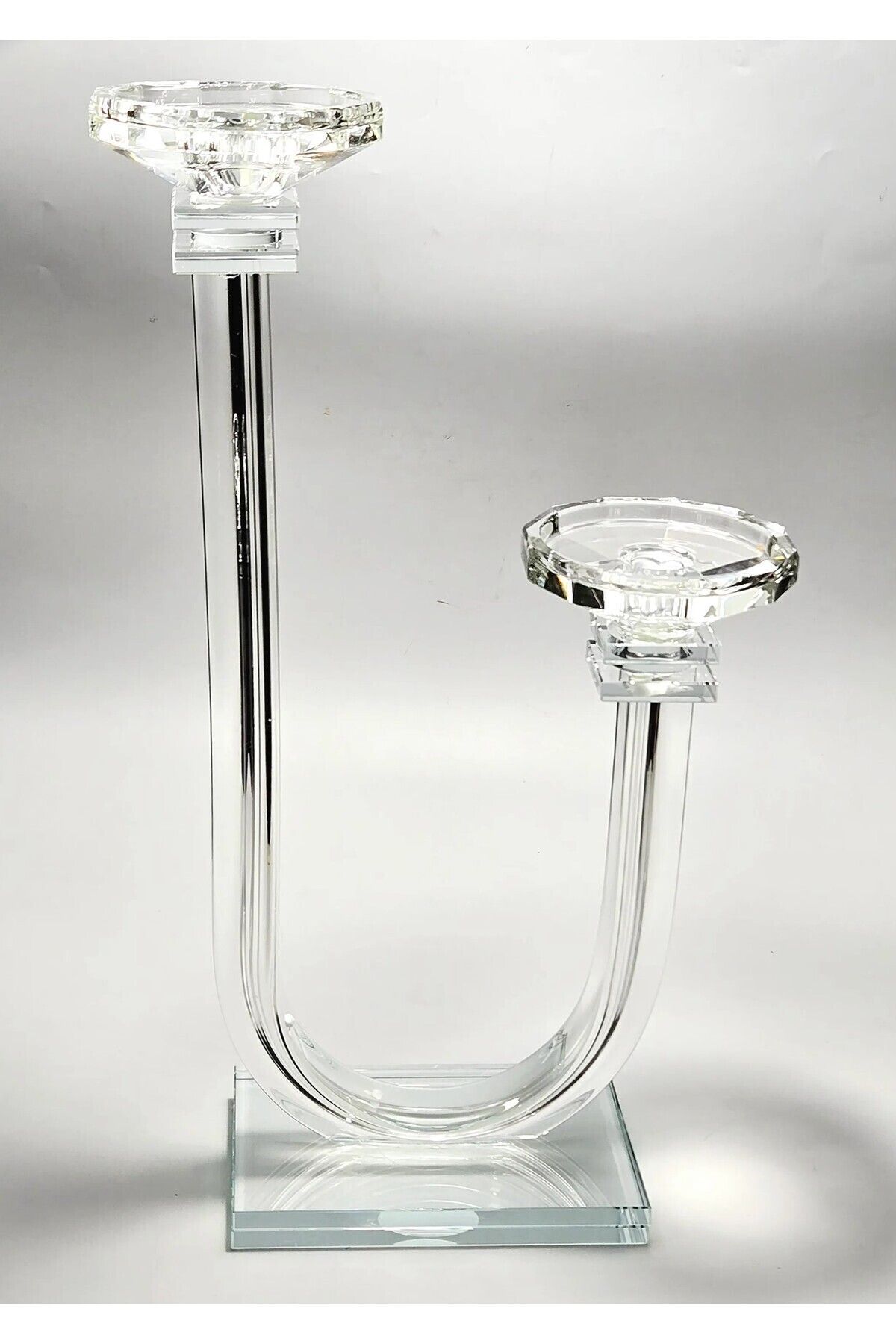 El Yapımı Kristal Dekoratif Lüks Mumluk Şamdan