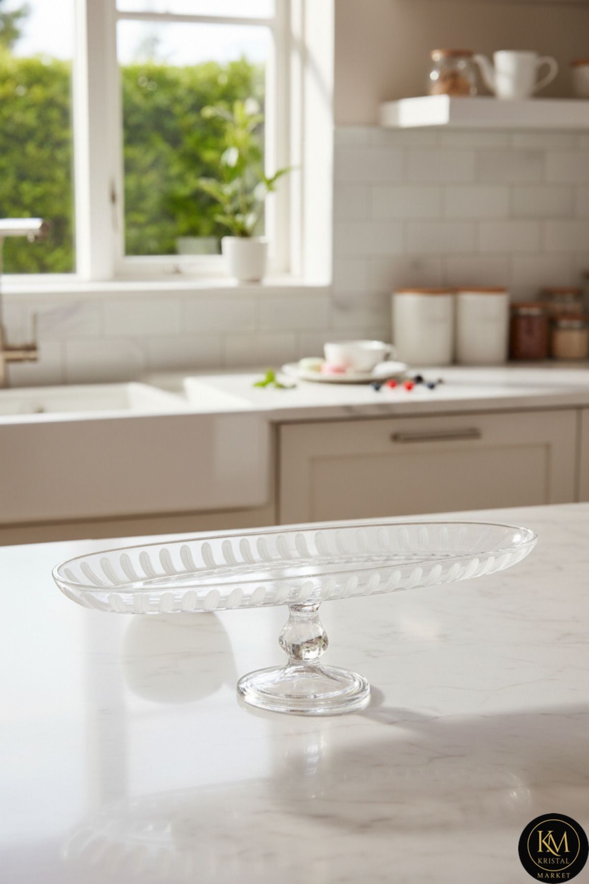 Lüks Kristal Ayaklı Kayık