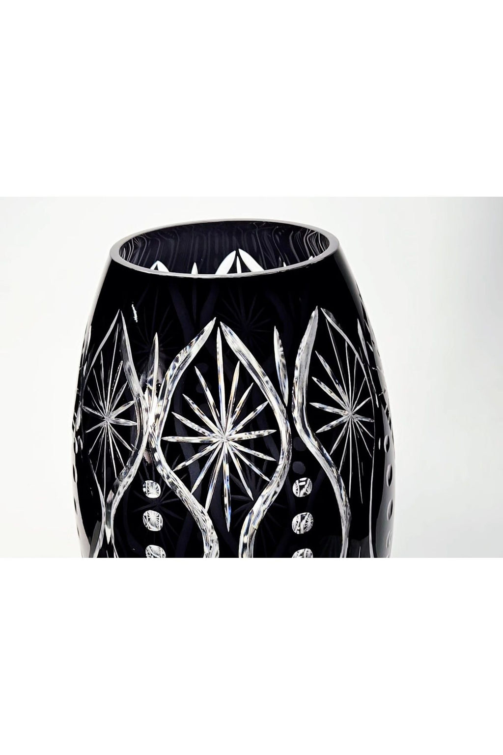 El İşçiliği Özel Tasarım Kesme Kristal Afrodit Desen Vazo