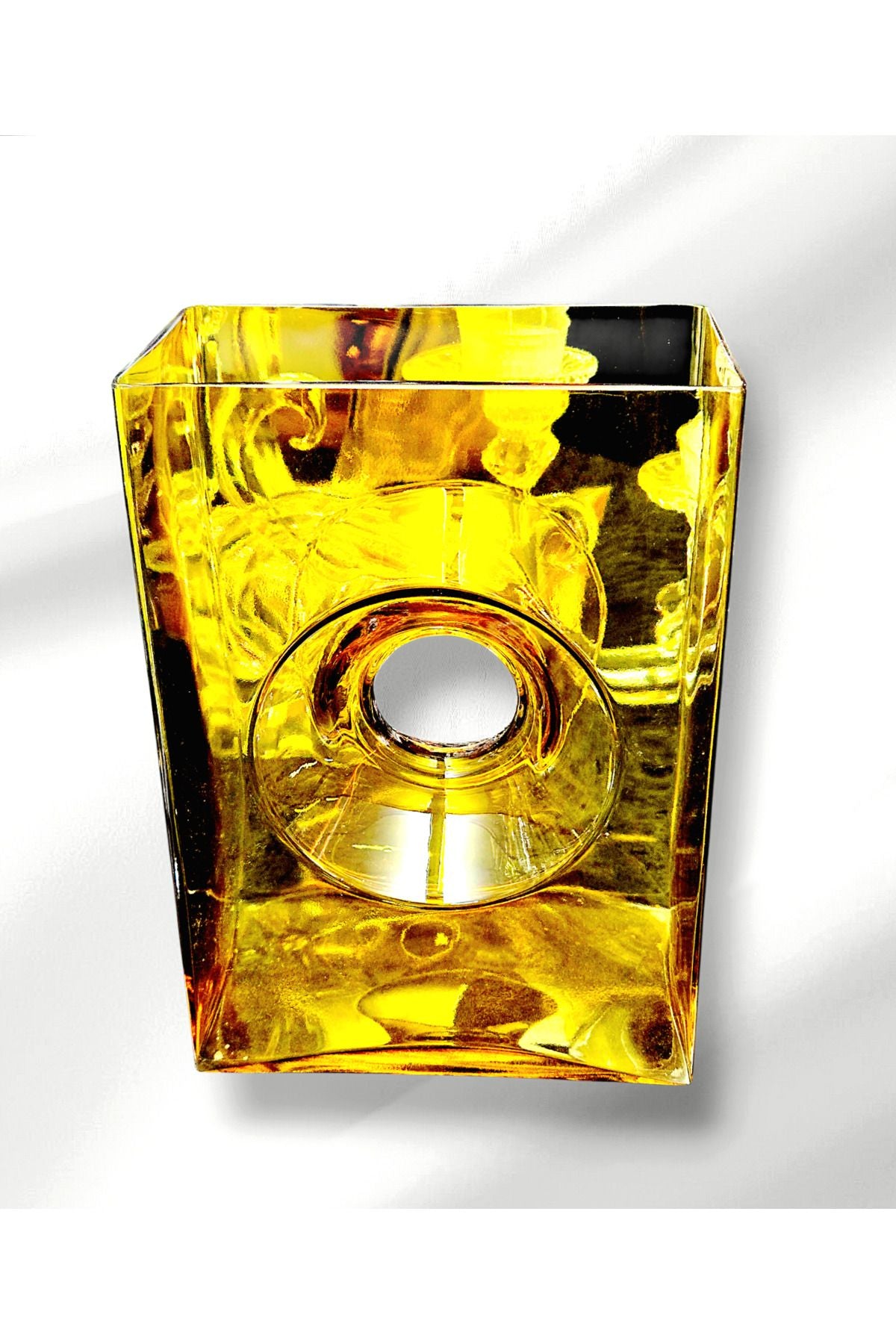 EL İmalatı Vazo Sarı Ürün ana görseli