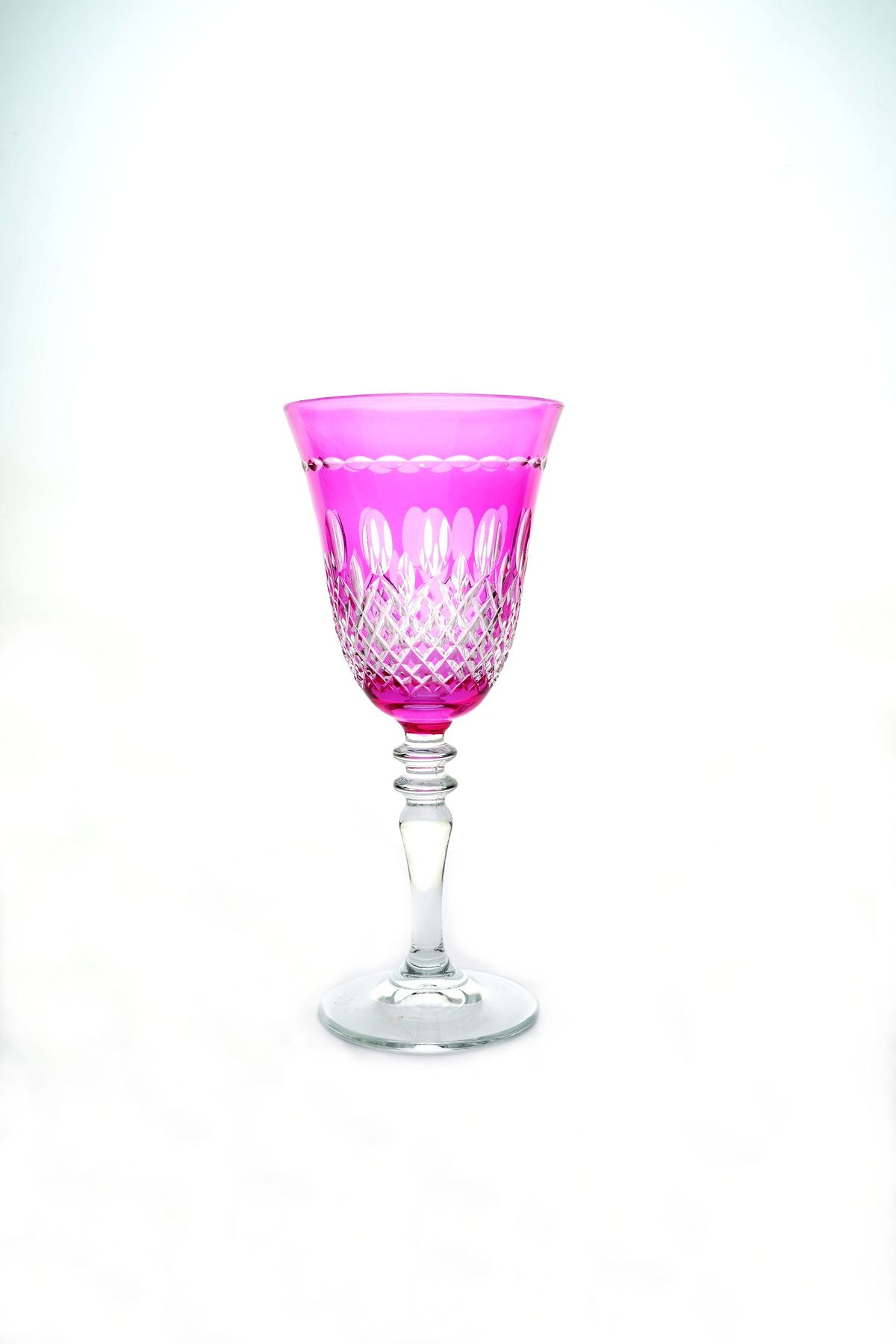 El Yapımı Kristal Damla Renkli Lüks Ayaklı Kadeh Su Bardağı Ürün ikincil görseli