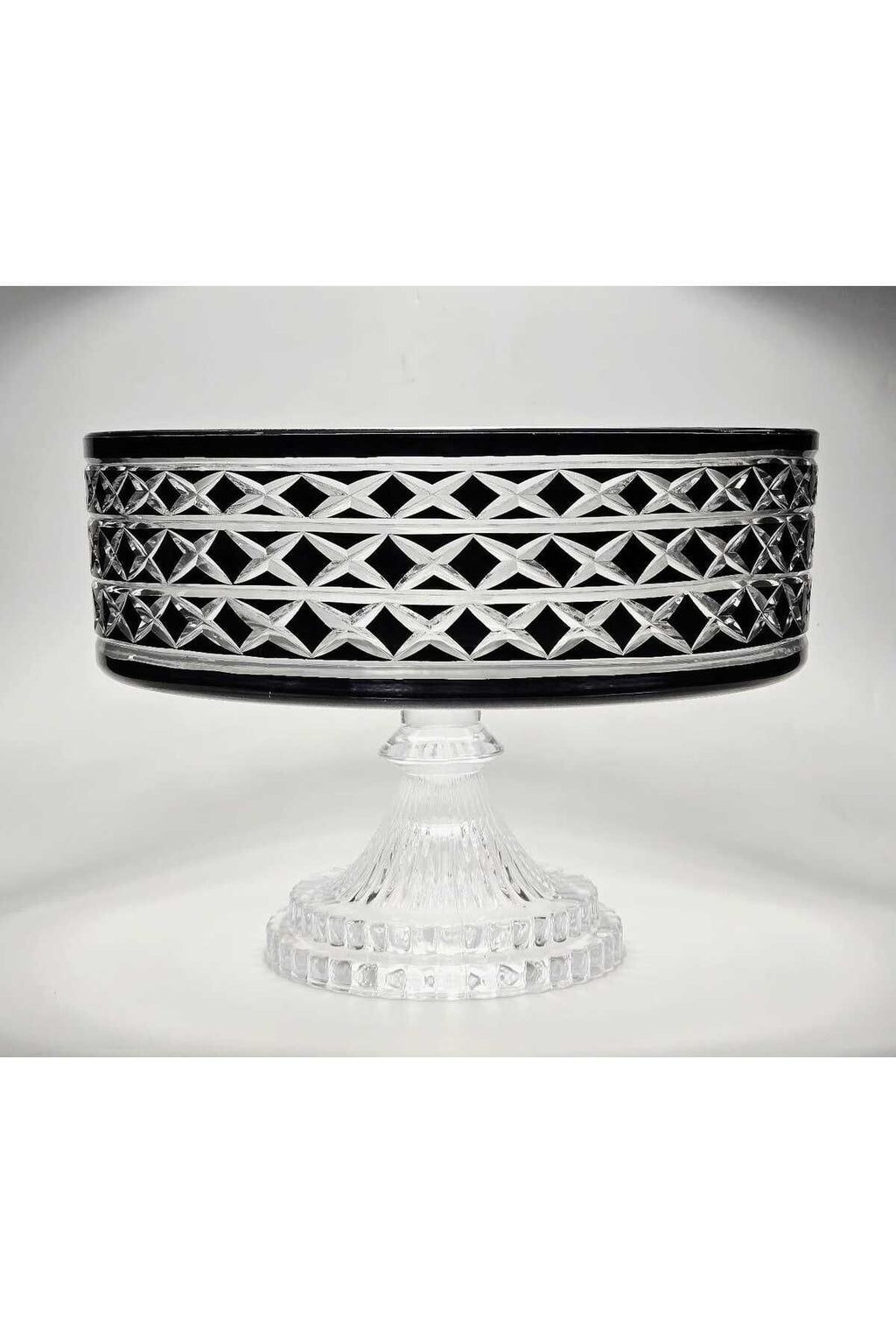 El Yapımı Kristal Bodrum Desen 28 Cm Dekoratif Sunumluk Sofra Sunum Kasesi