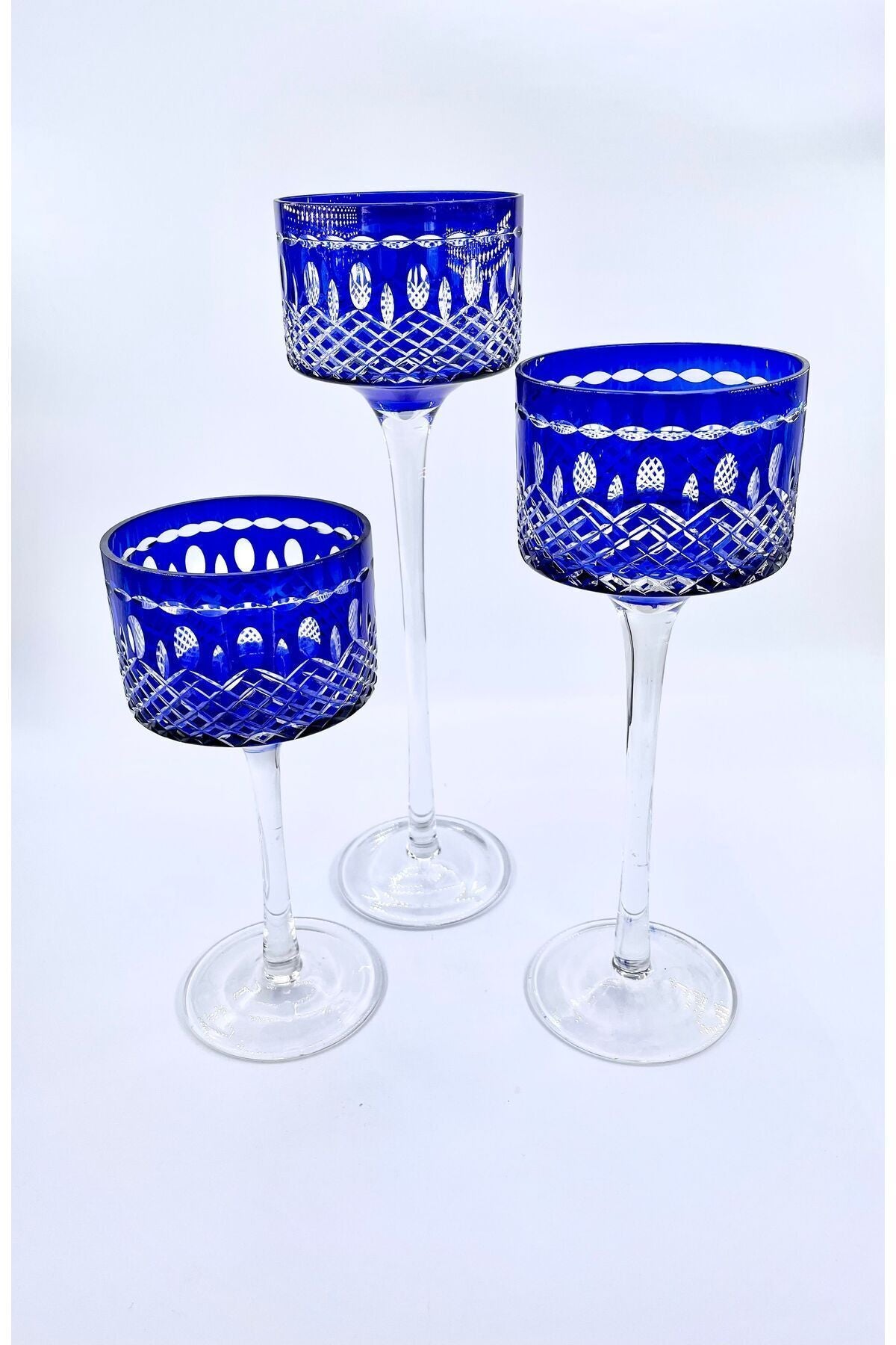 3’Lü Kristal Mumluk Seti Ürün ana görseli